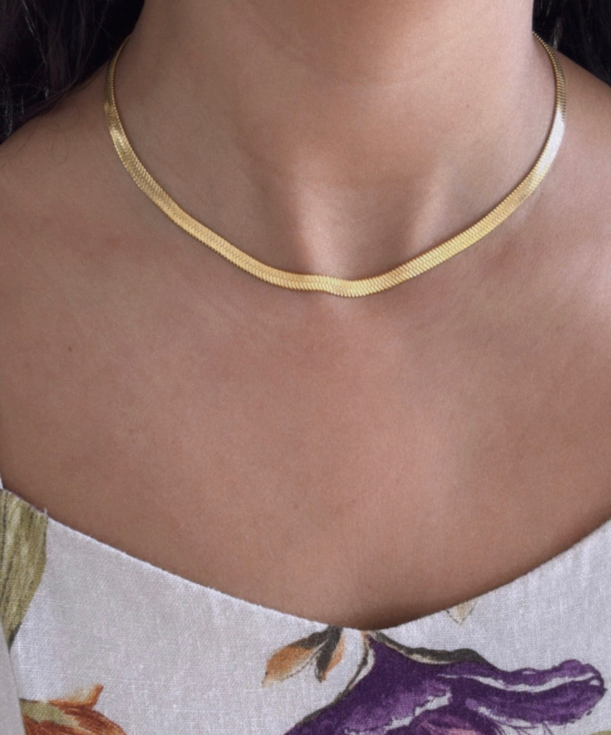 Herringbone Chain Necklace