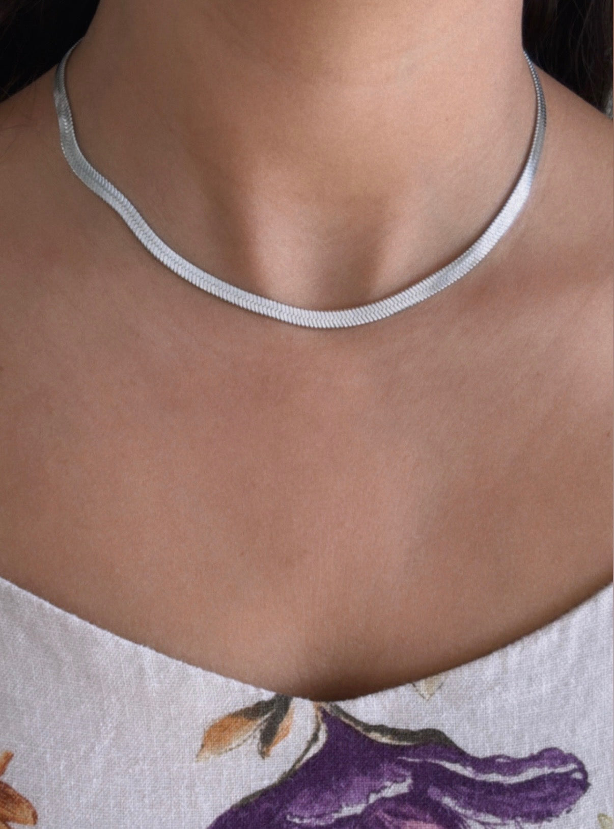 Herringbone Chain Necklace