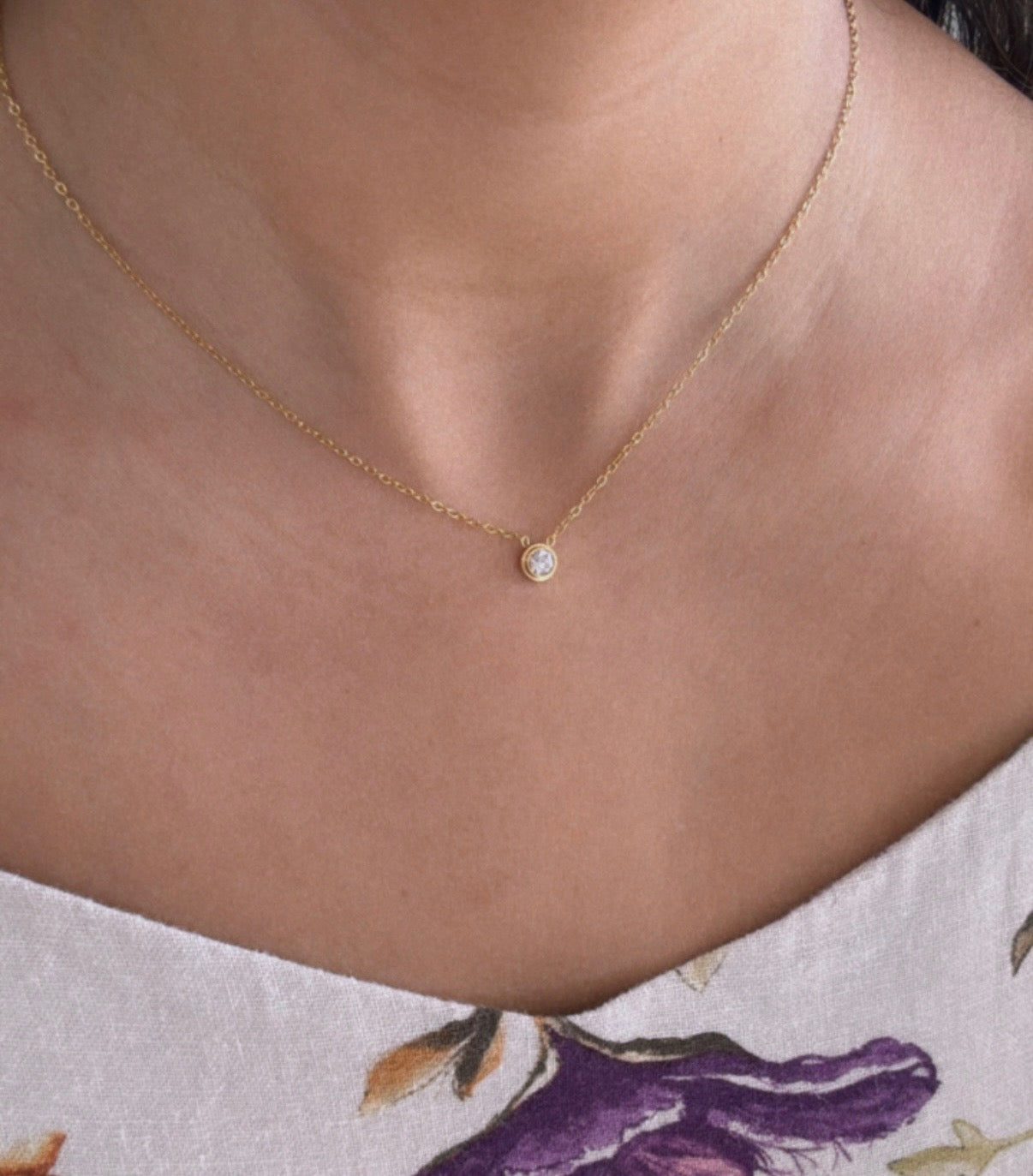 Solitaire Necklace