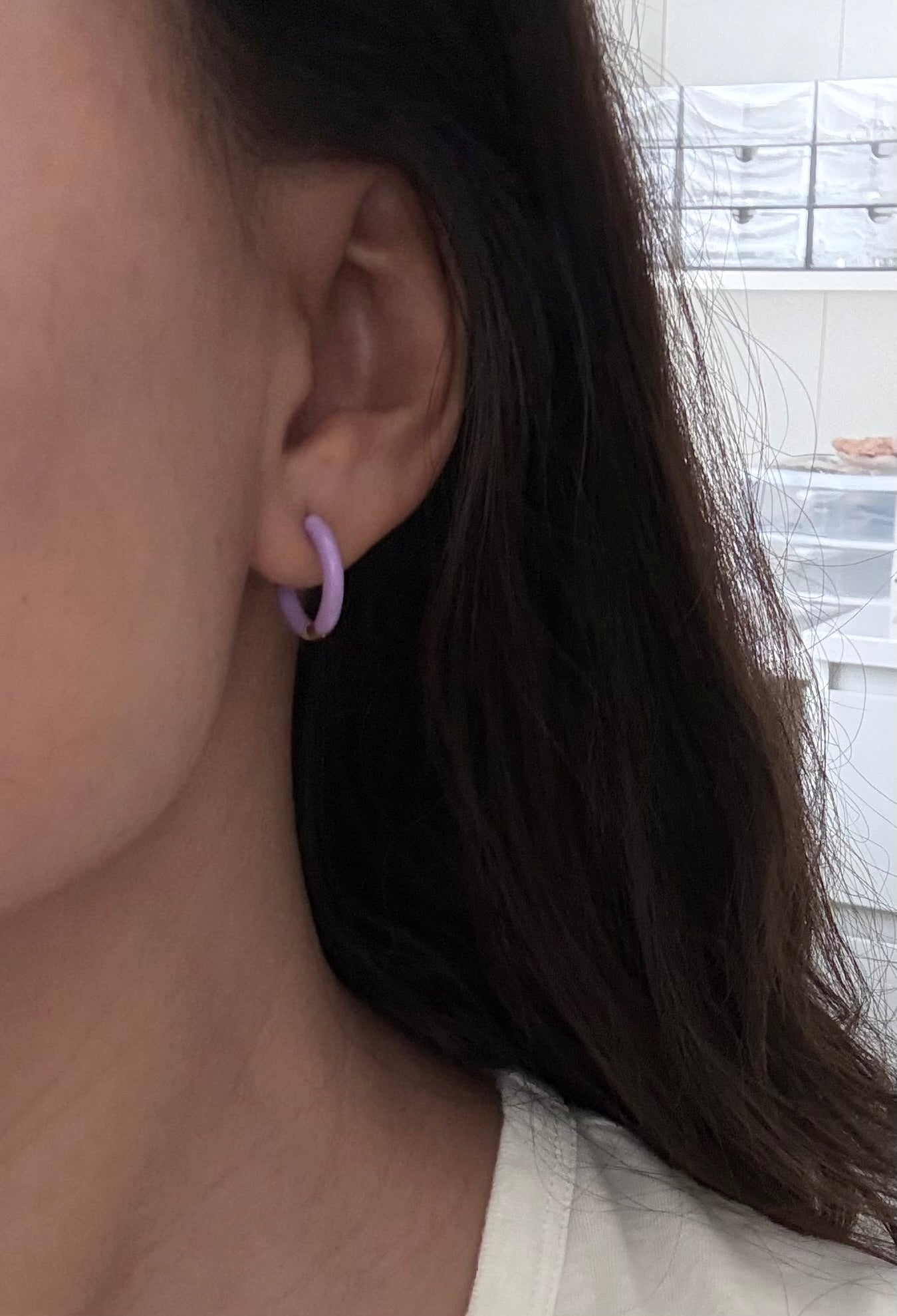 Color Hoop Earrings