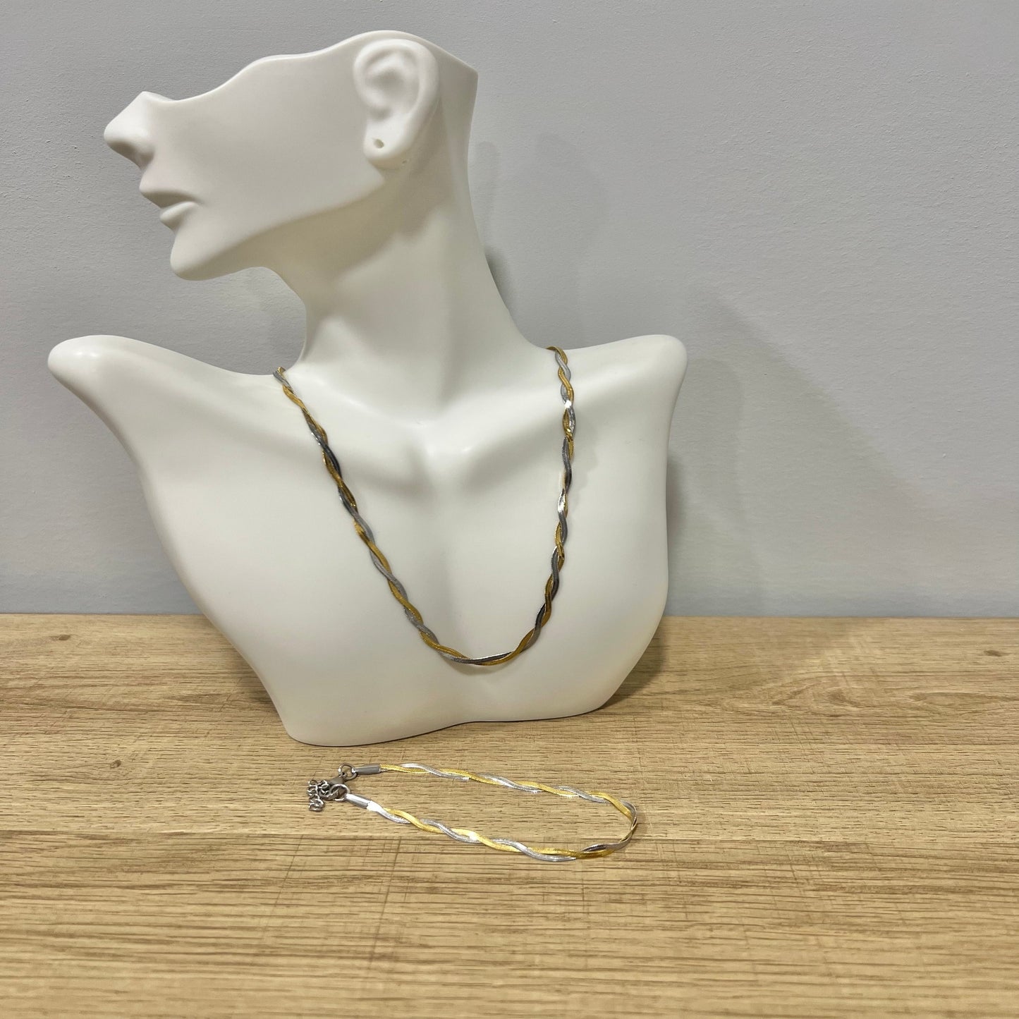 Snake Necklace and Bracelet set
