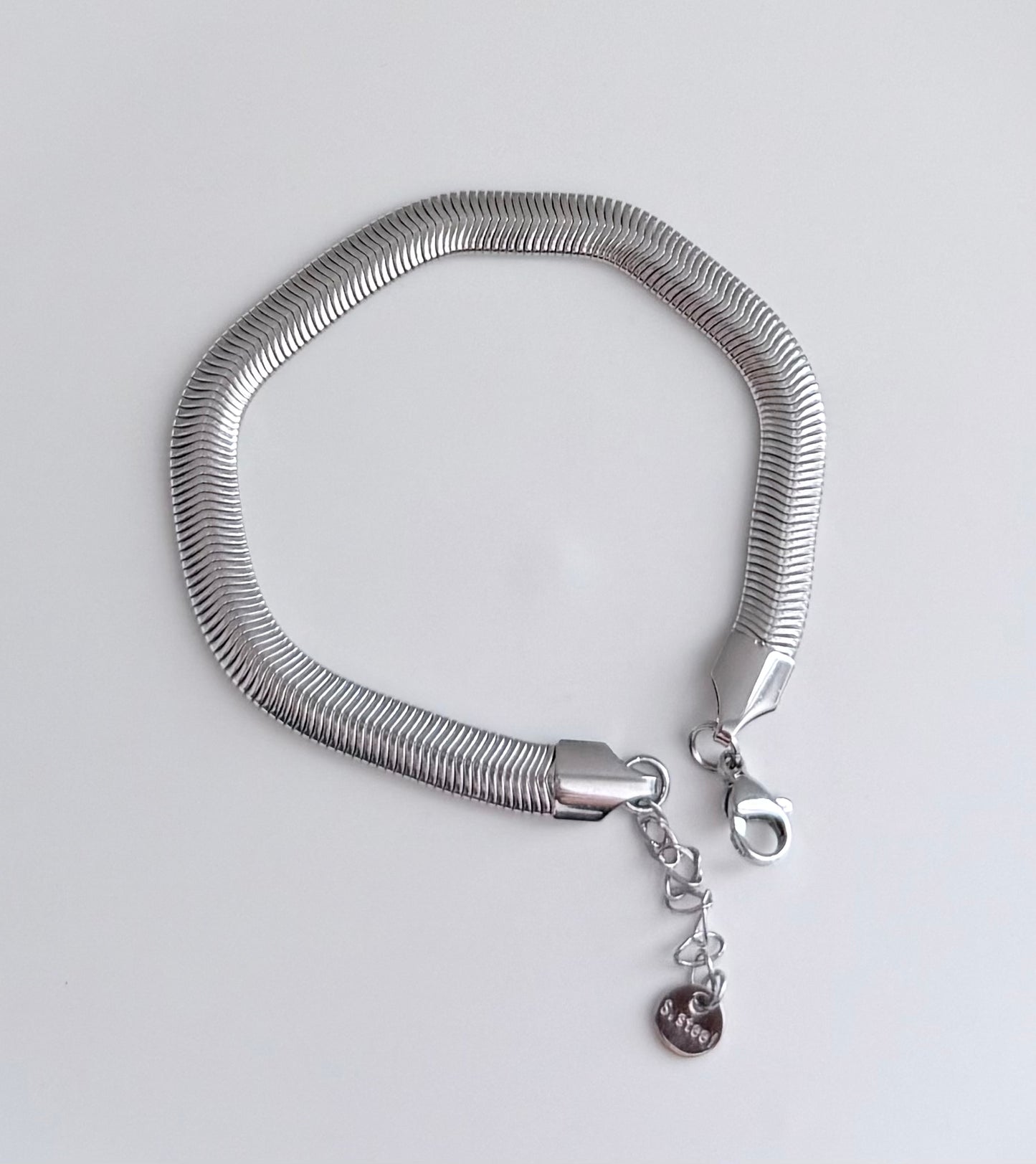 Silver Snake Chain Bracelet