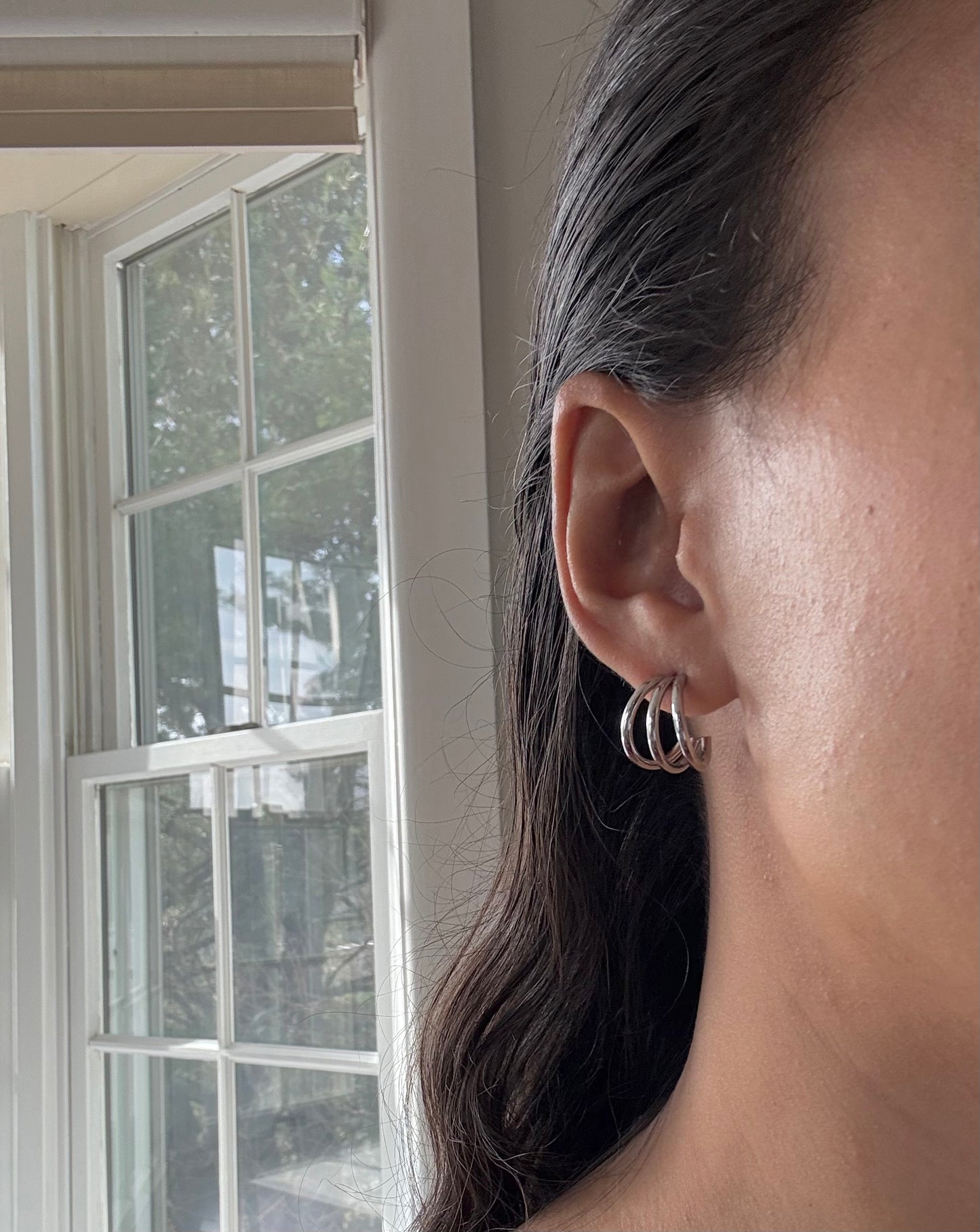 Triple Hoop Earrings