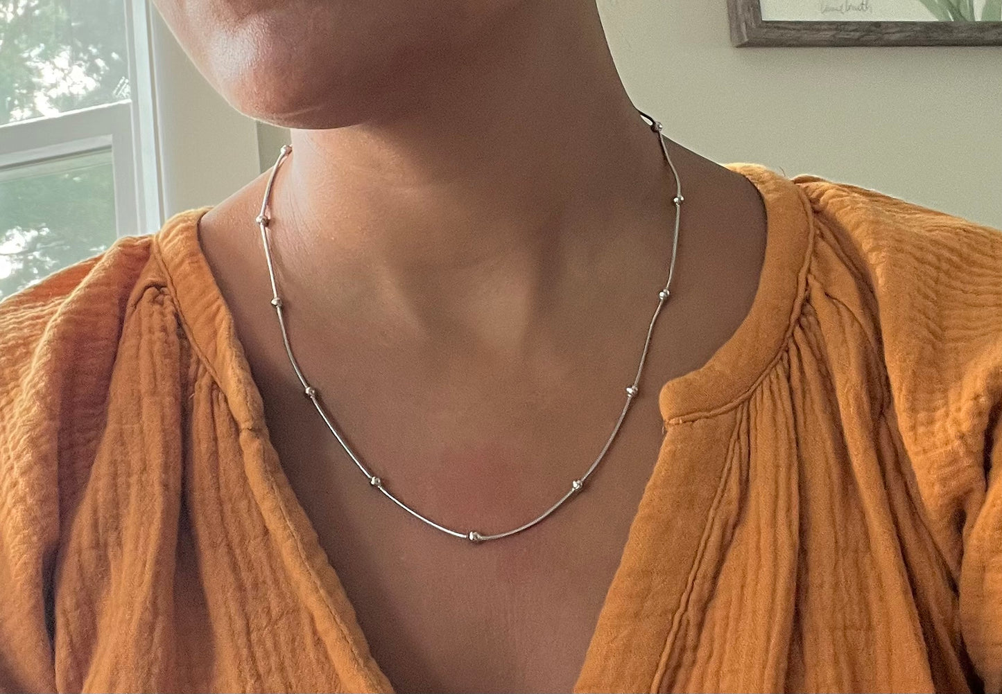 Sphere Chain Necklace