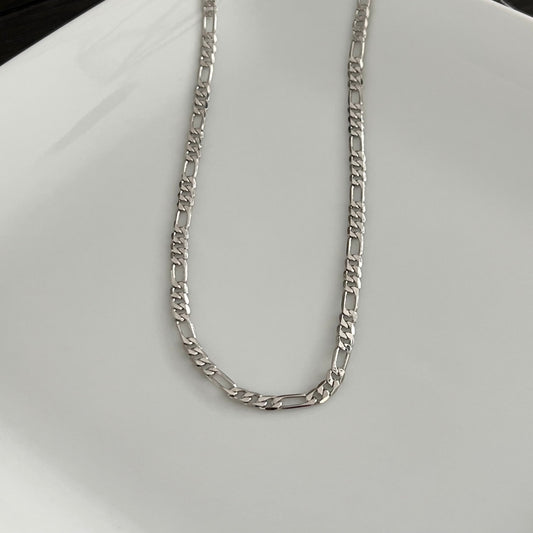 figaro chain necklace silver 