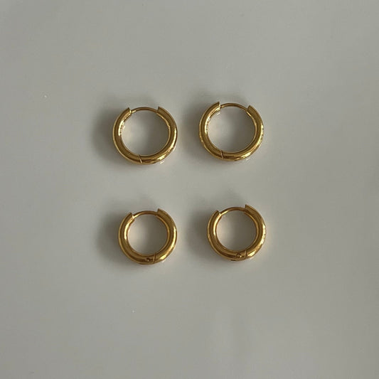 Gold Hoop Set