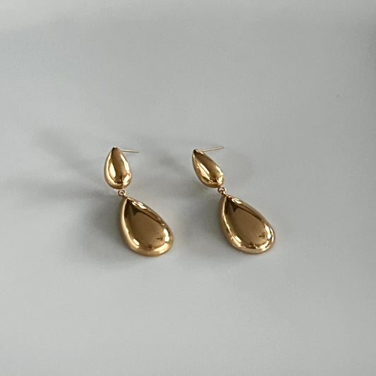 Double Water droplet Earrings