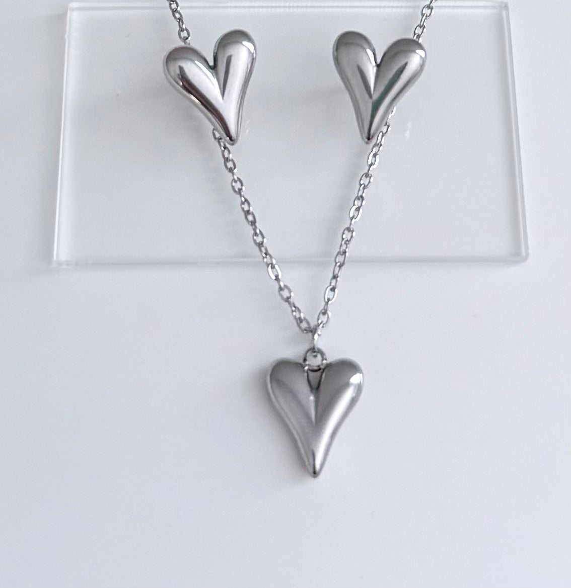 The Jolie Heart Set Necklace & Earrings