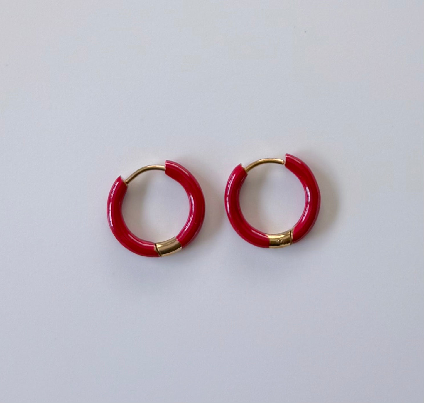 Color Hoop Earrings