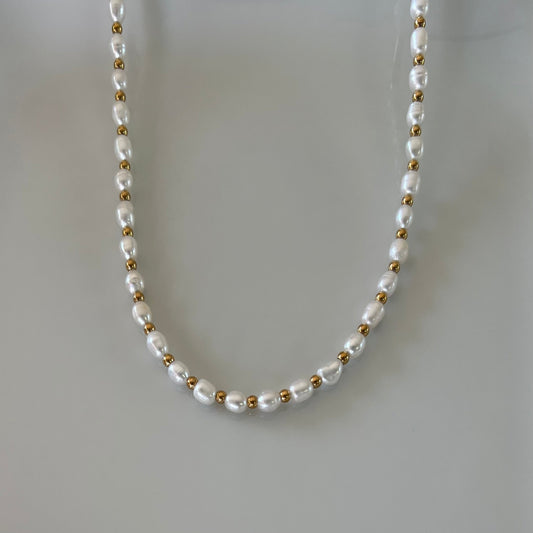 fresh water pearl choker