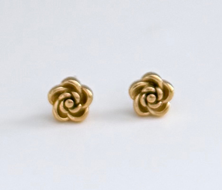 Rose Stud Earrings