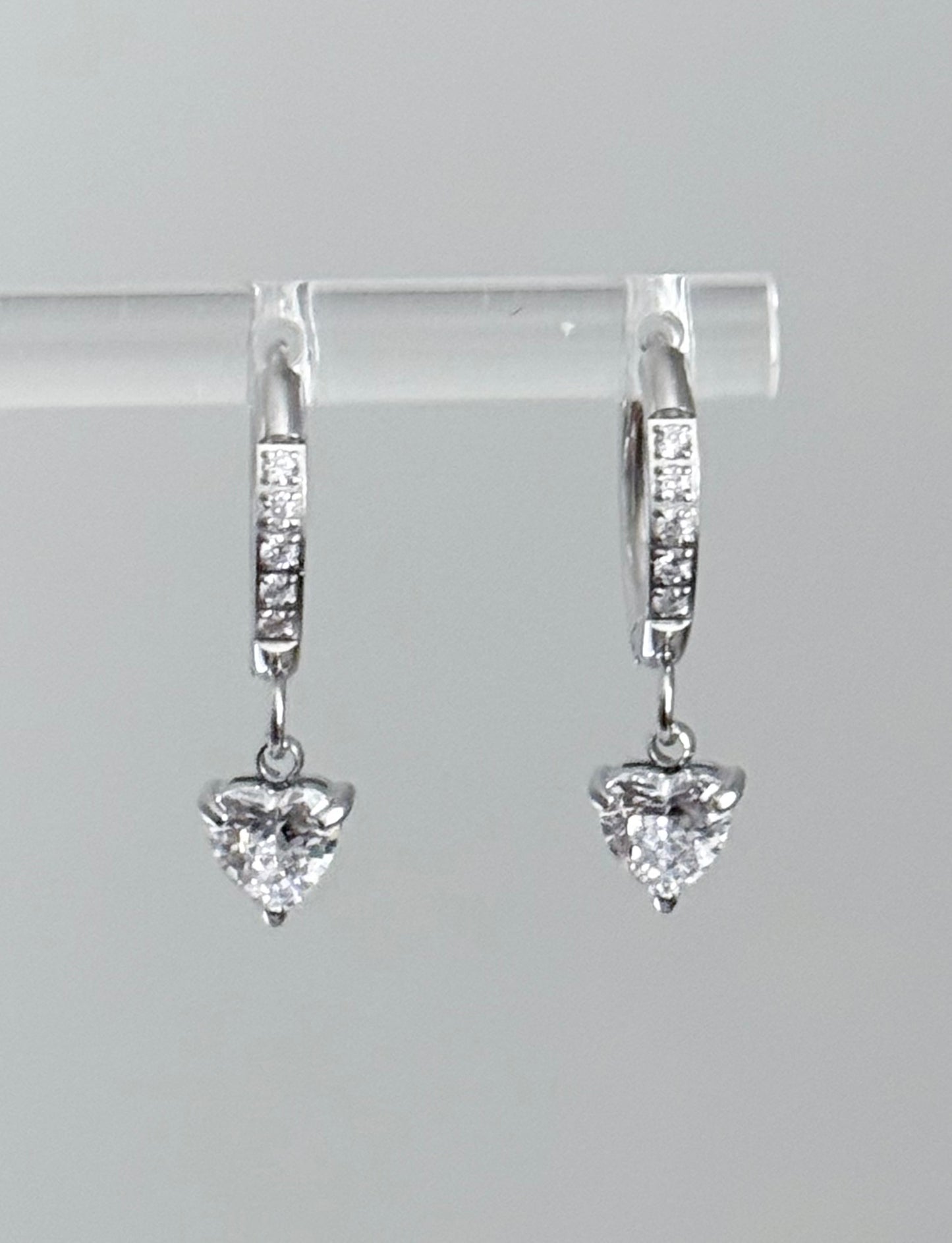 Sweetheart Huggie Earrings