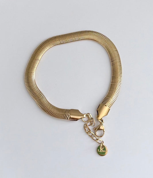 Gold Snake Chain Bracelet