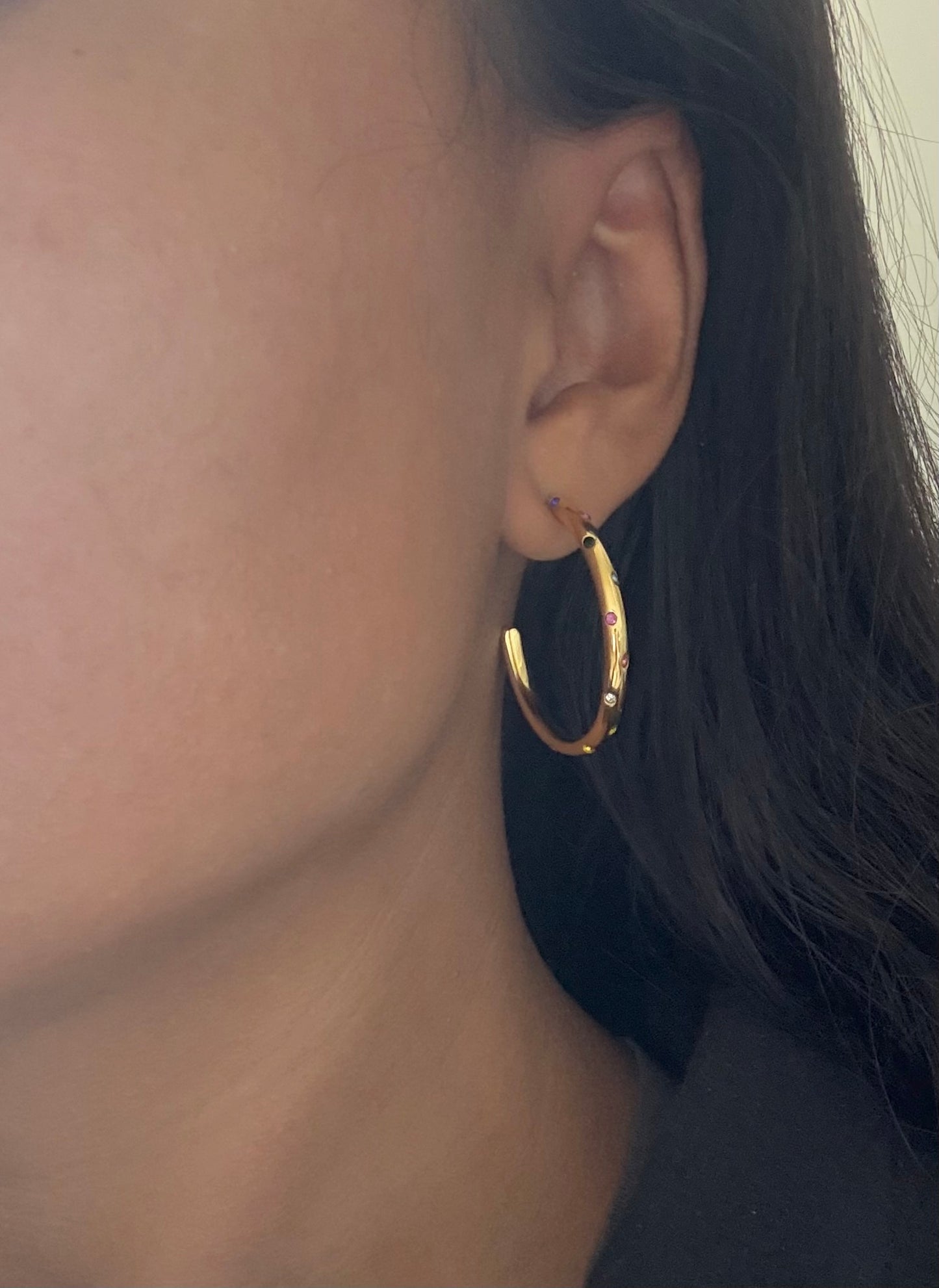 Vivid Hoop Earrings