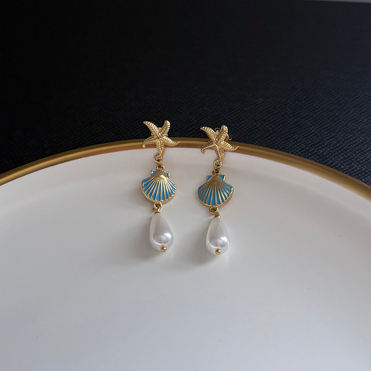coastal drop earrings
