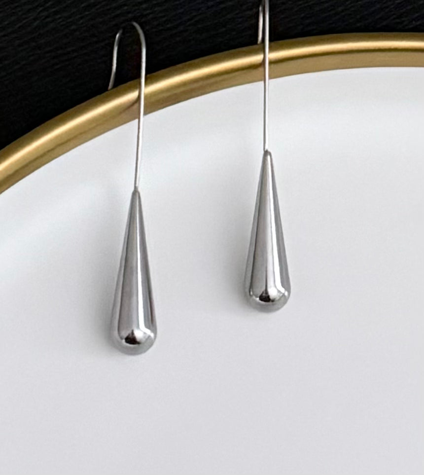 Sleek Drop Earrings