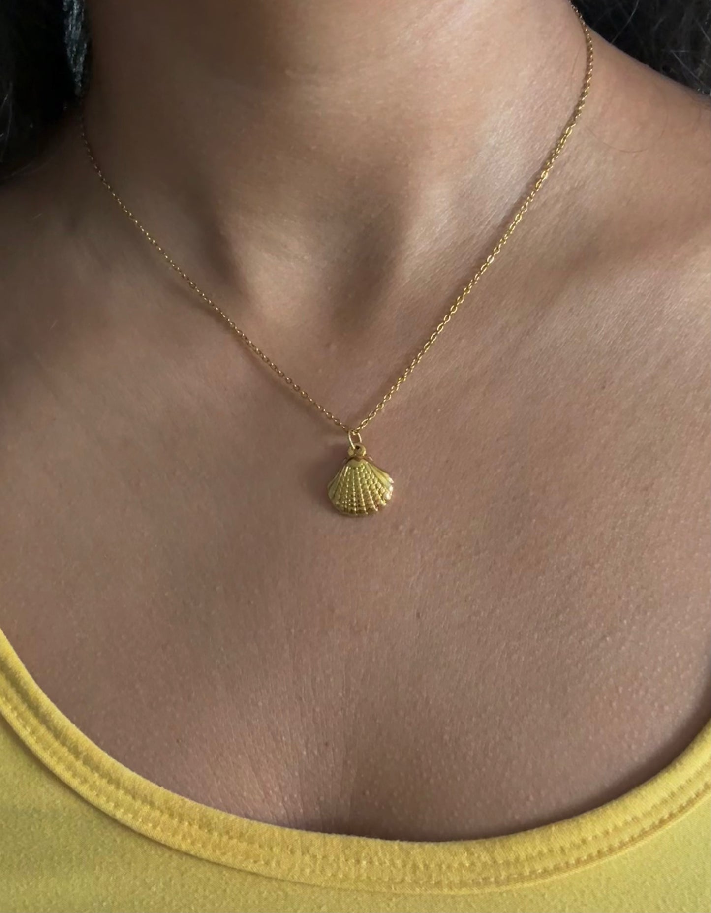 Golden Shell Necklace