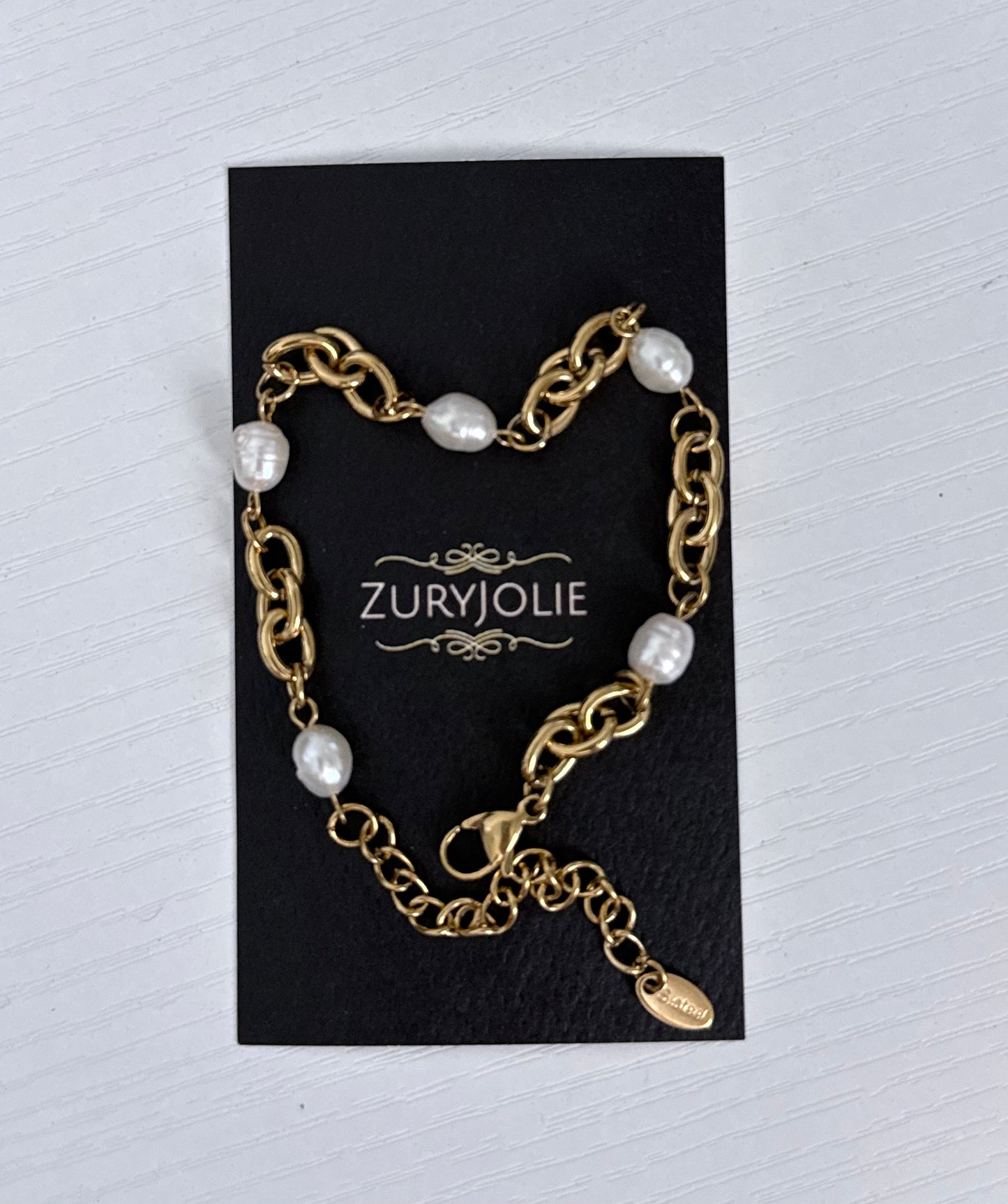 Fresh Water Pearl Chain Bracelet