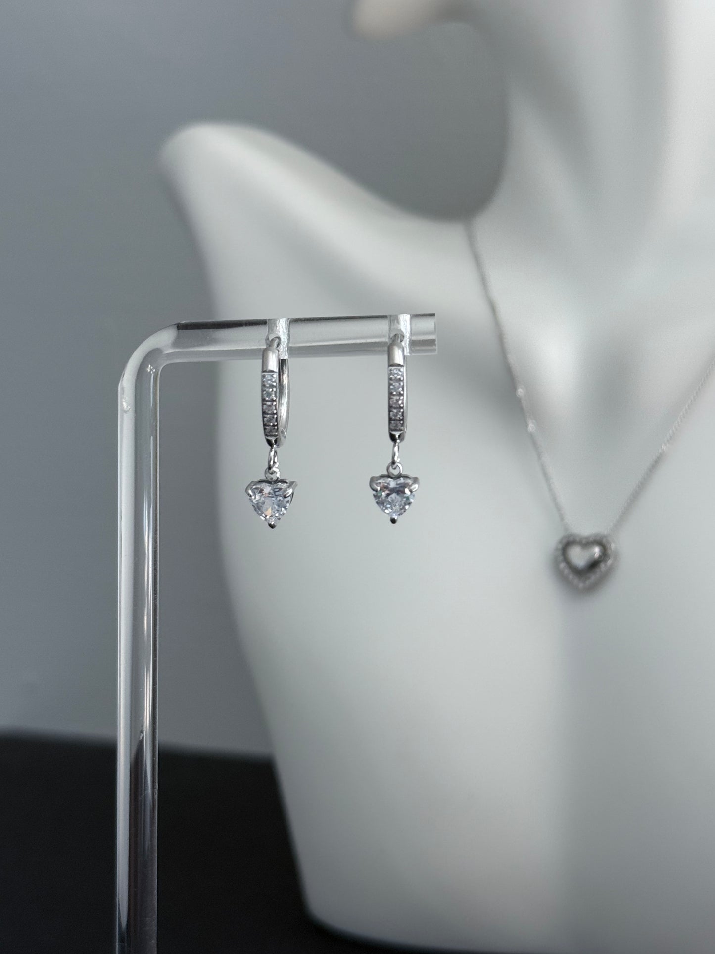 Sweetheart Huggie Earrings