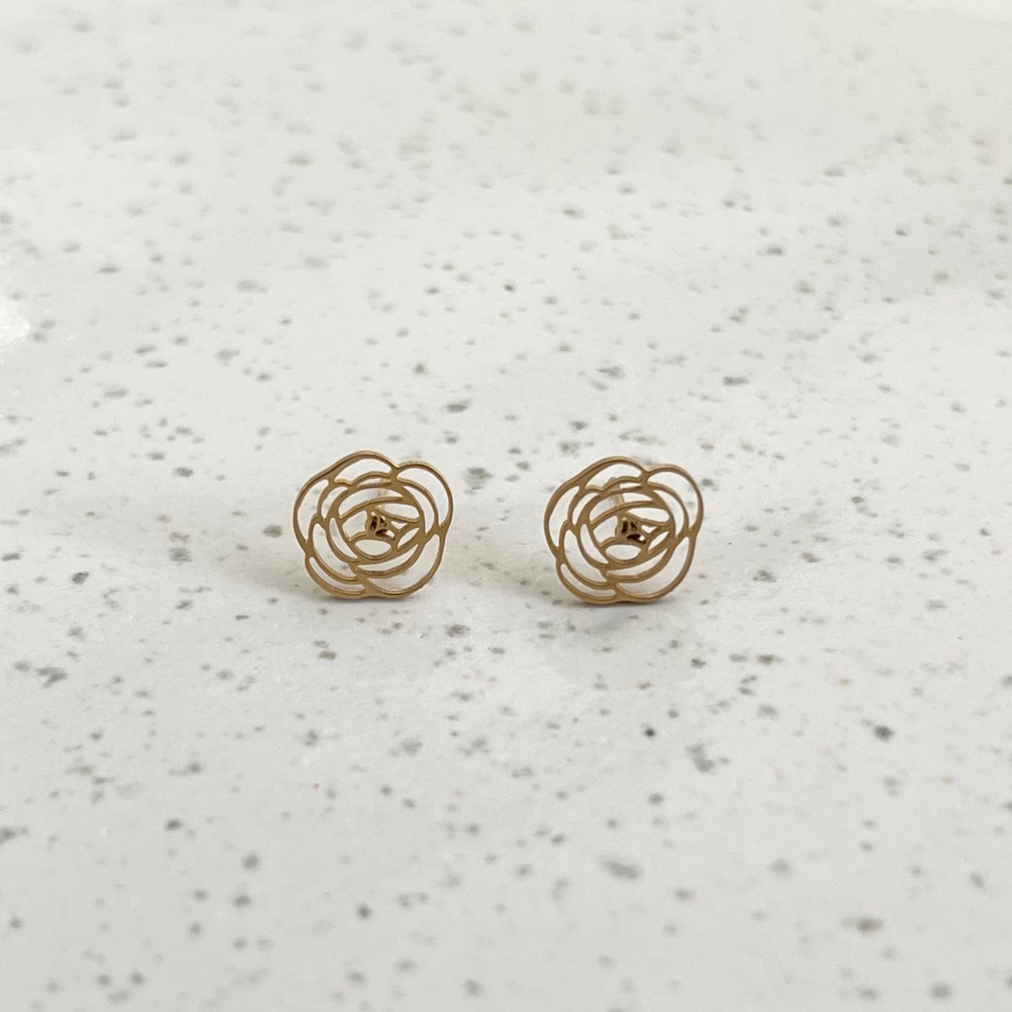 Rose Stud Earrings