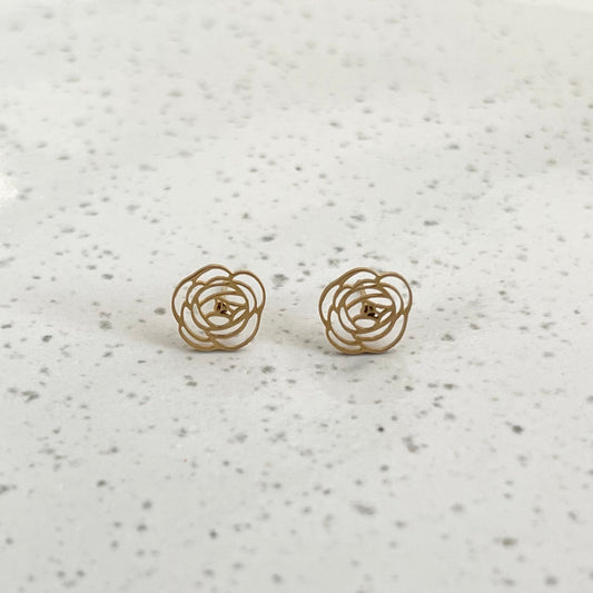 Rose Stud Earrings