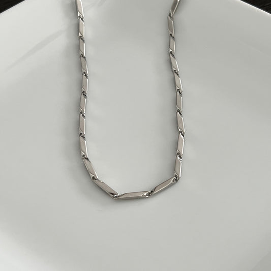 stainless steel link chain necklace