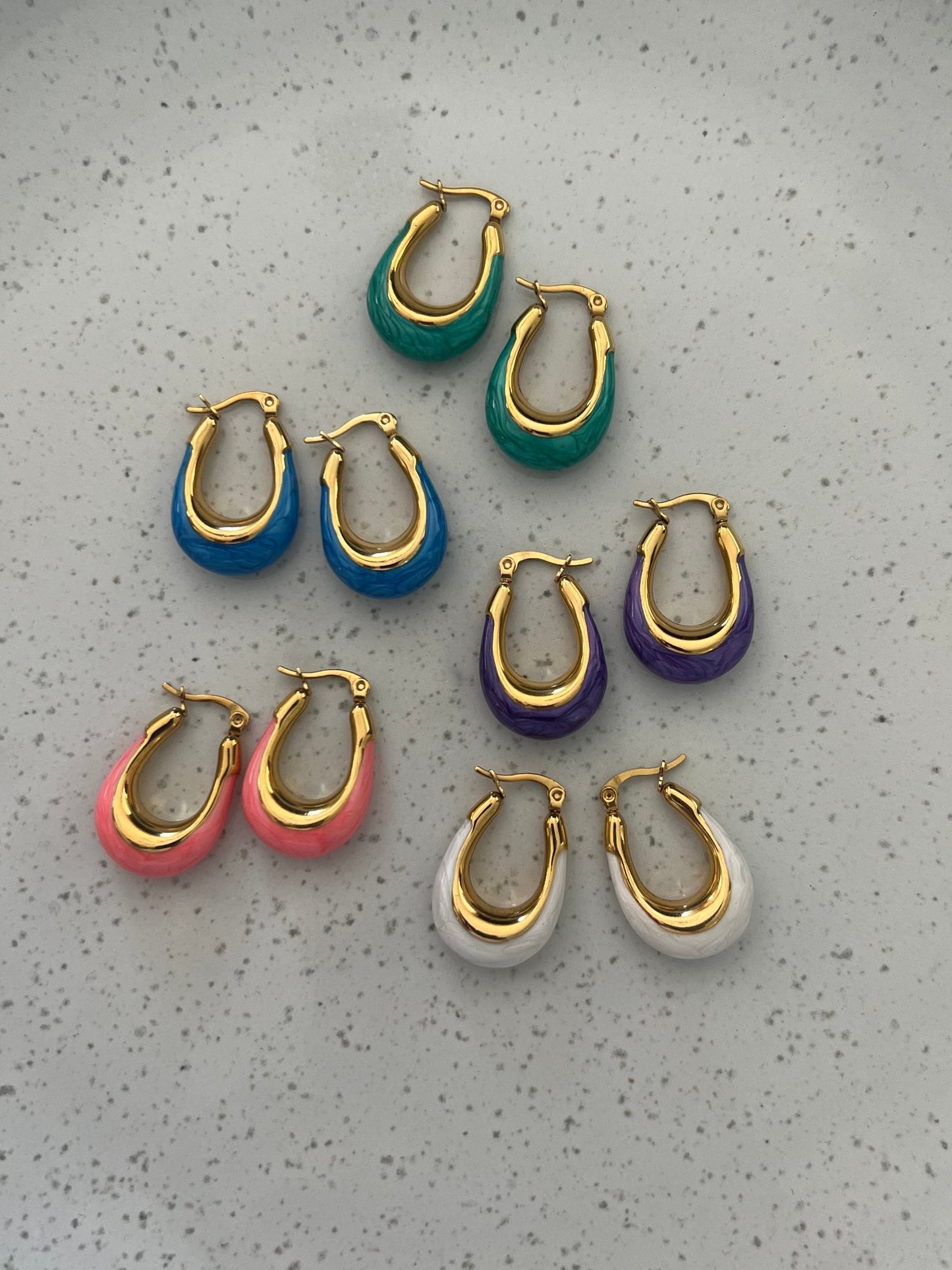 enamel hoops