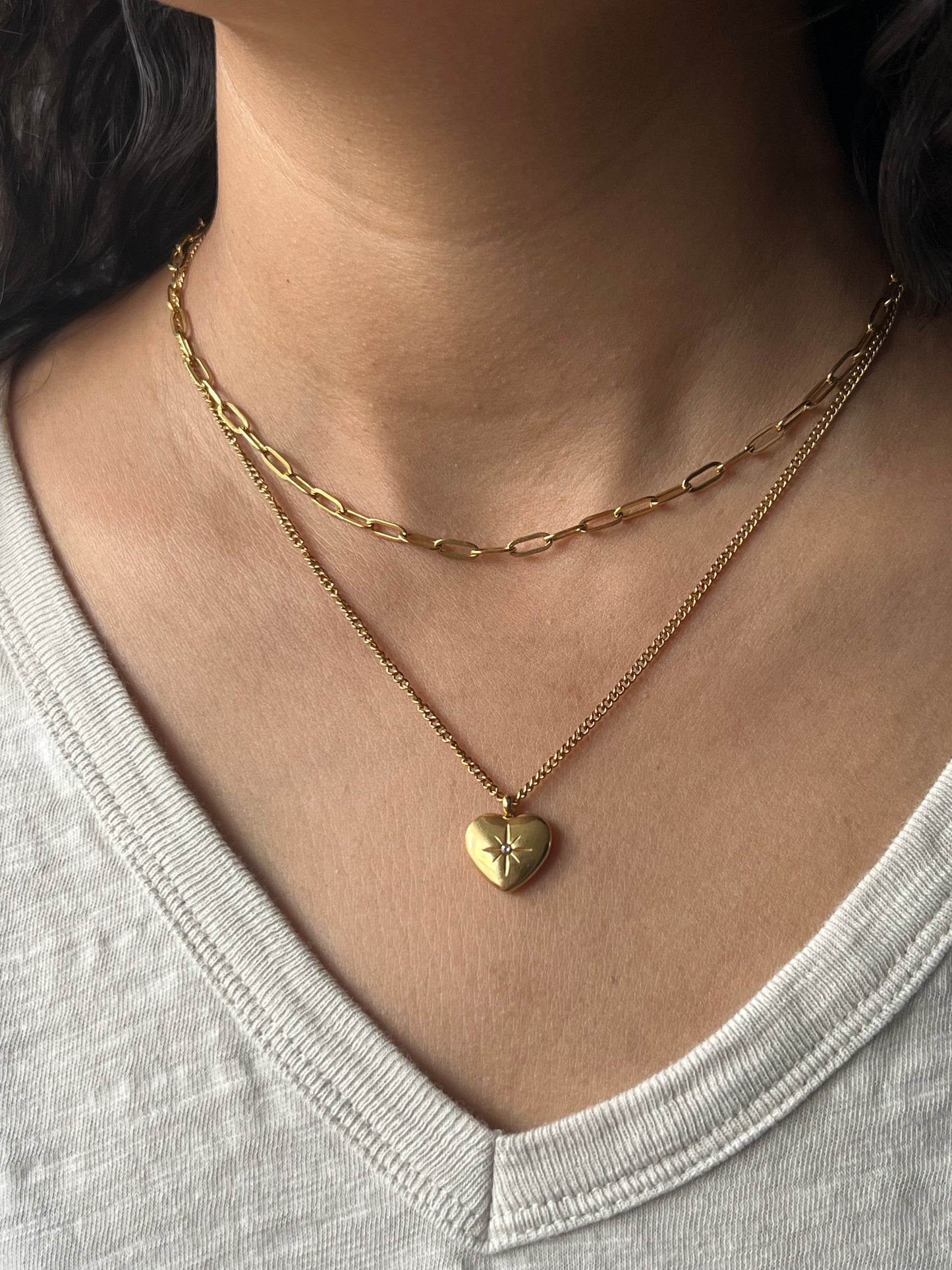 Heart Layered Necklace